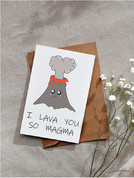 Tækifæriskort Lava You