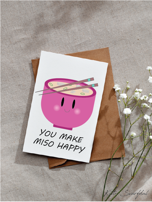 Tækifæriskort You Make Me So Happy