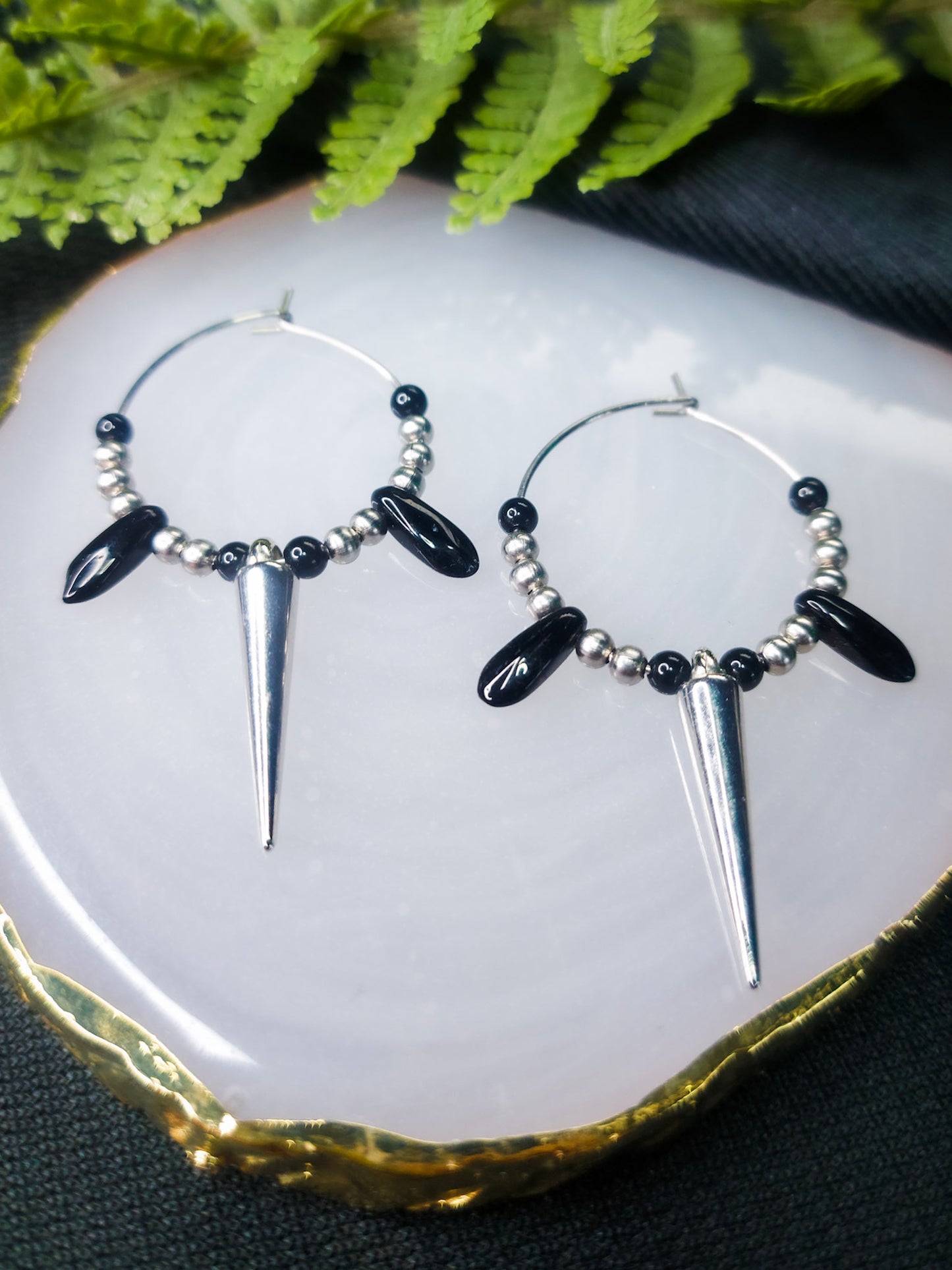 Spikey hoops