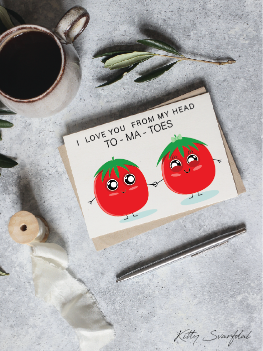 Tækifæriskort To My Toes