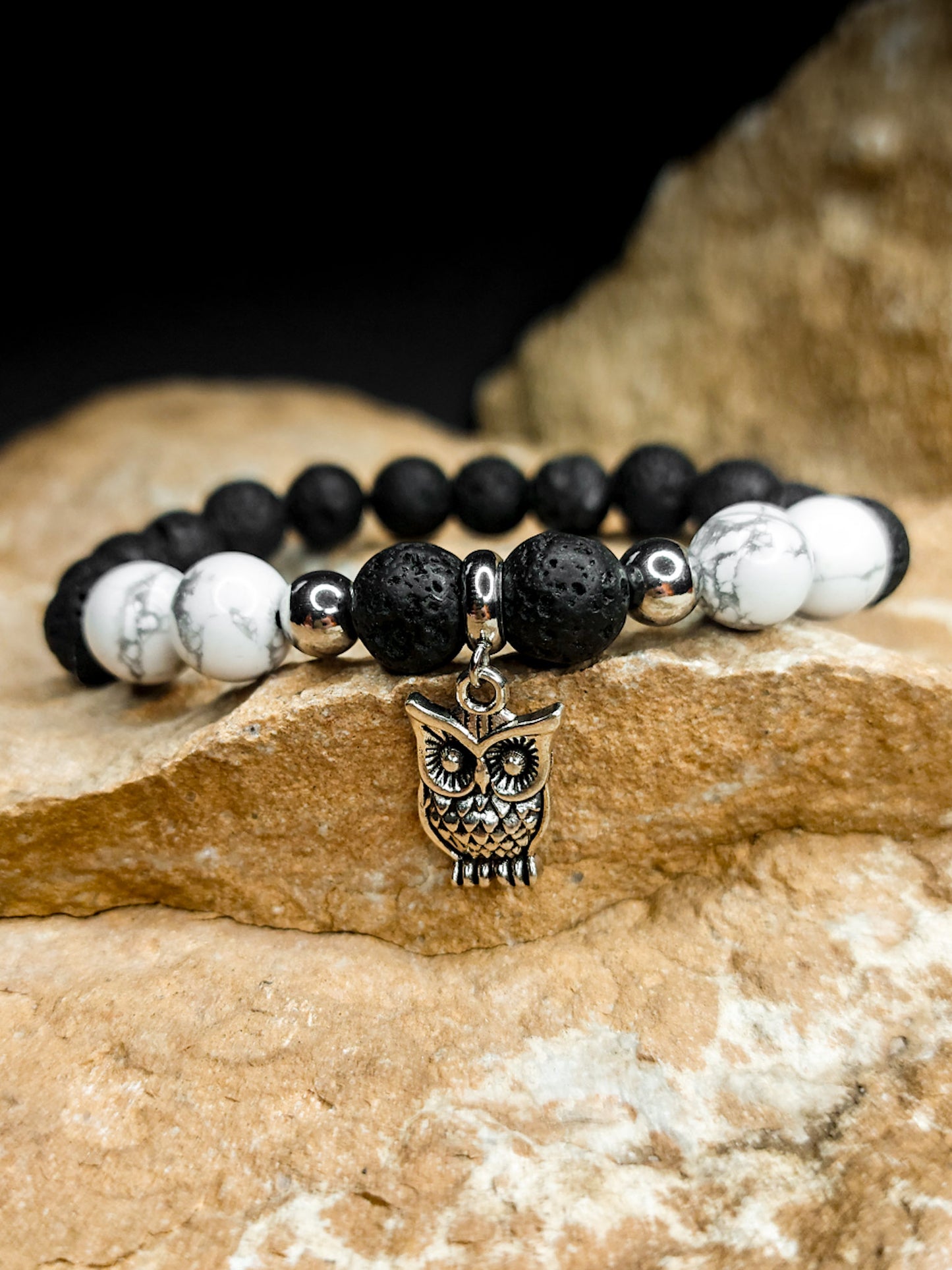 Hraunperlur með heillagripum