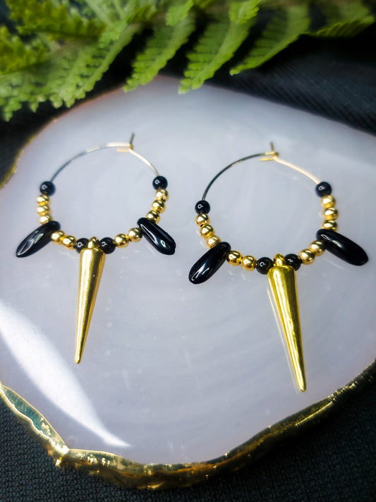 Spikey hoops