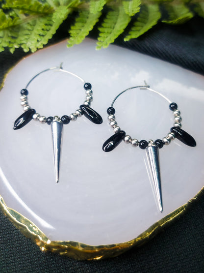 Spikey hoops